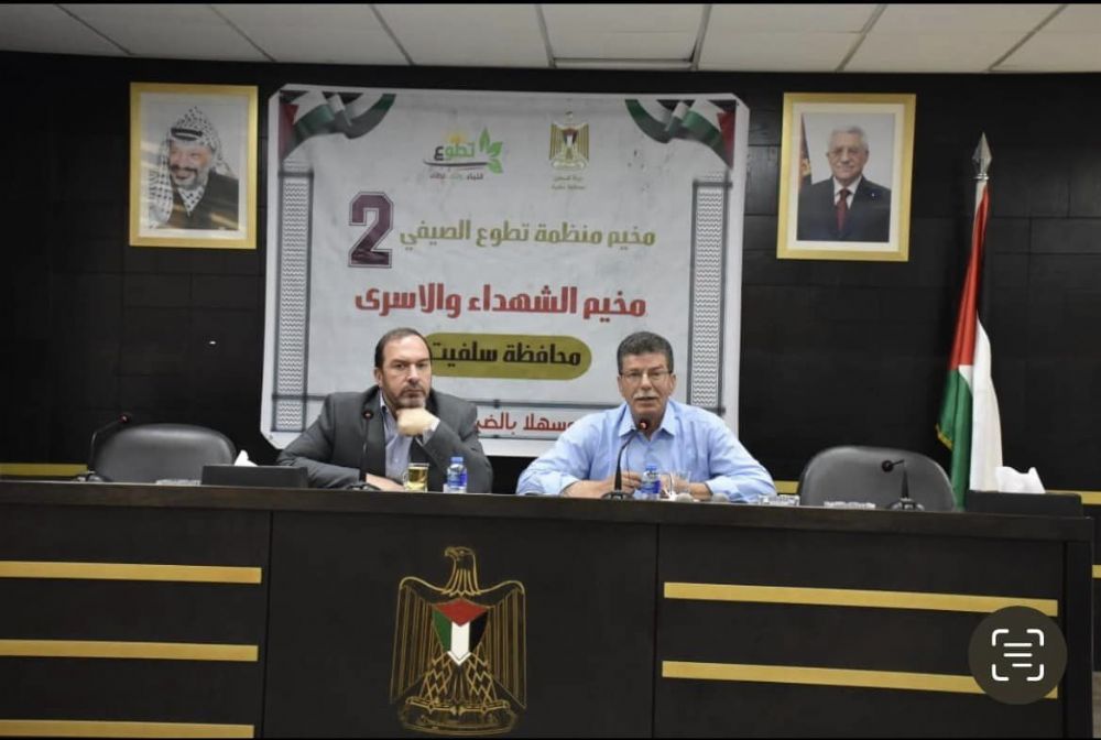 ضيف المخيم الاخ المناضل قدورة فارس رئيس نادي الاسير