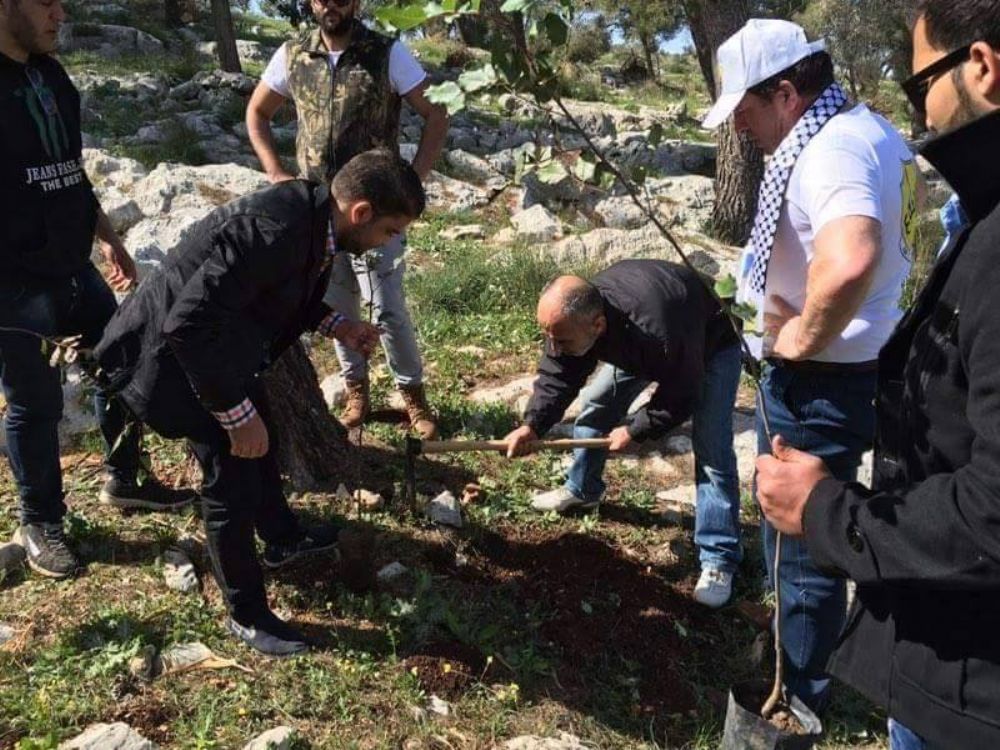 منظمة تطوع تحيي يوم البيئة الفلسطيني في أحراش قفين